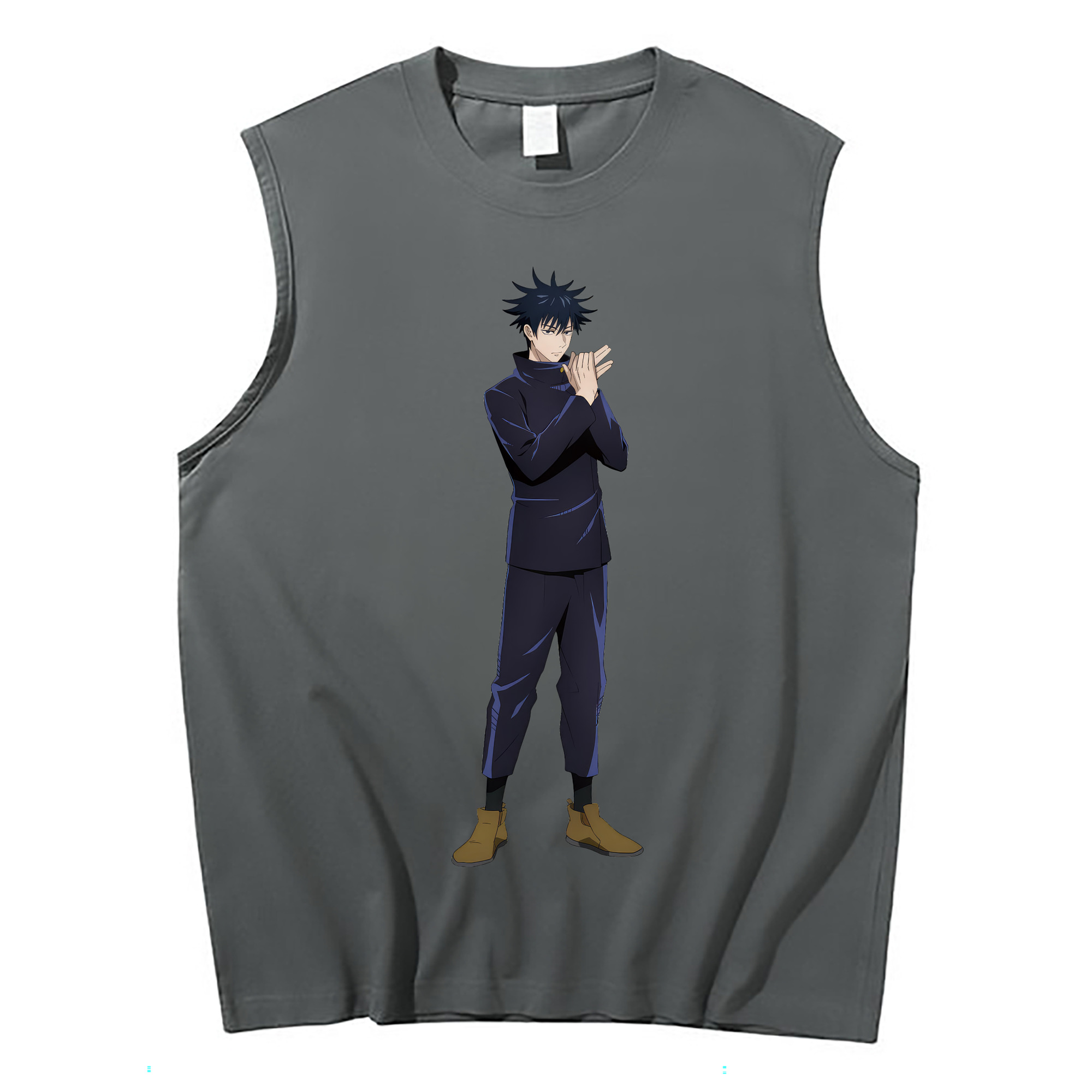 （画像用） 呪術廻戦 Jujutsu Kaisen コットン100％タンクトップ（フロントプリント）